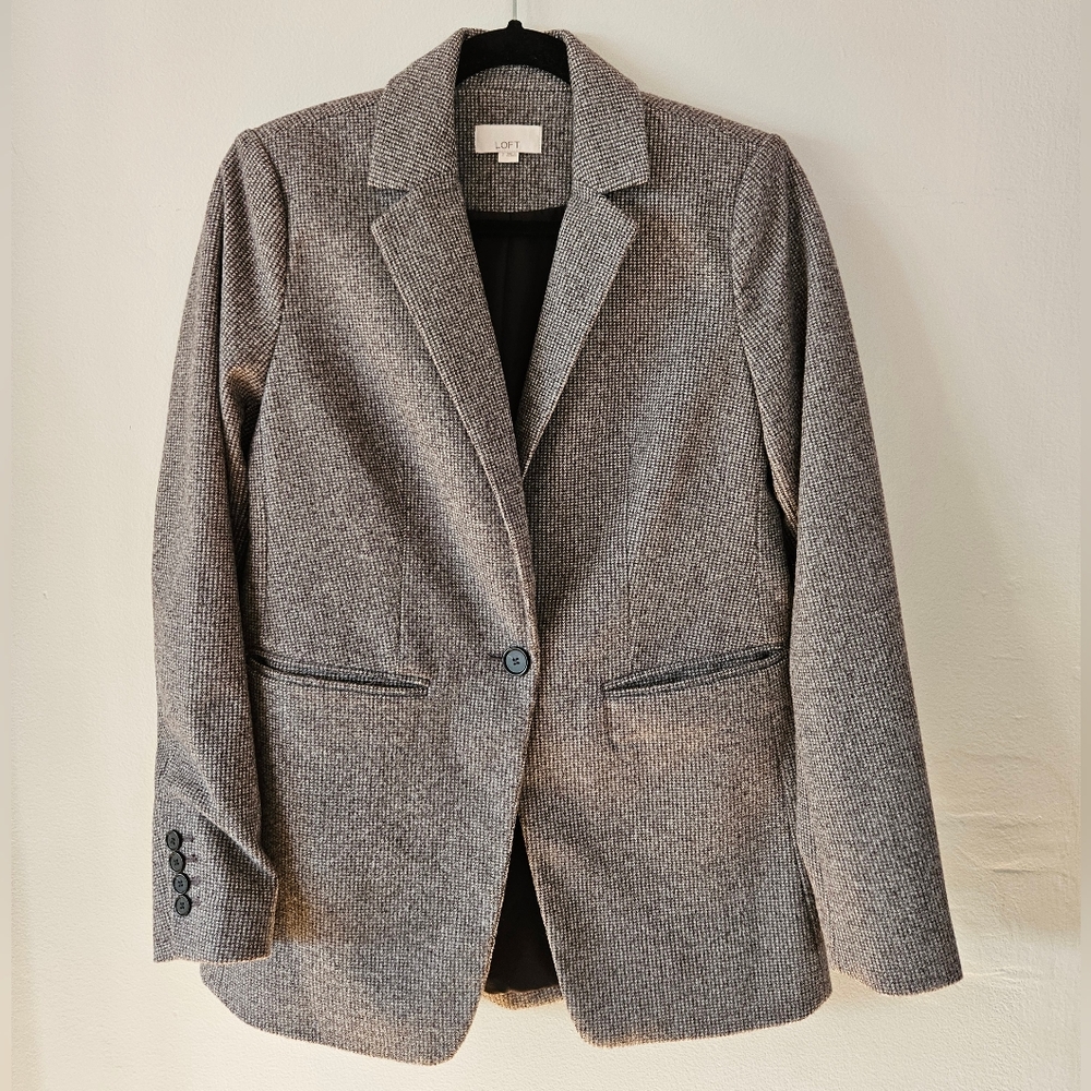 LOFT Grey Blazer, Women's 2